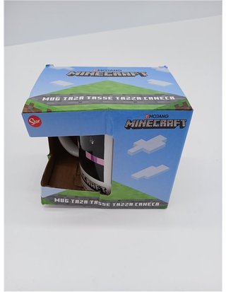 TAZA CERAMICA 325 ML EN CAJA REGALO MINECRAFT