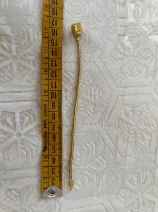Bracciale simile a Pandora maglia snake dorato