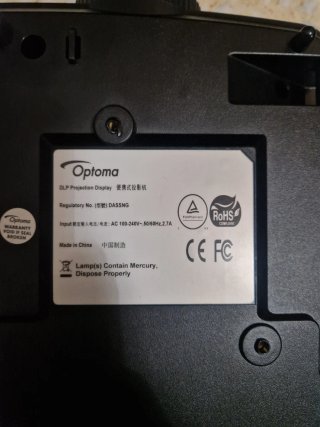 Proyector Optoma Negro Full HD 3D