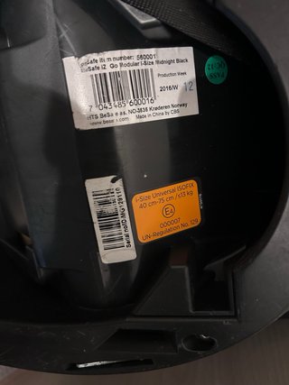 BESAFE. Silla coche grupo 0 y 1 con base Isofix