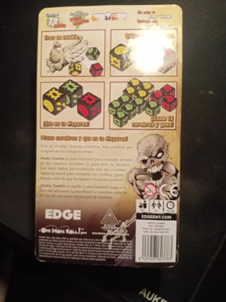 Dados Zombie Steve Jackson Juego Sin Estrenar