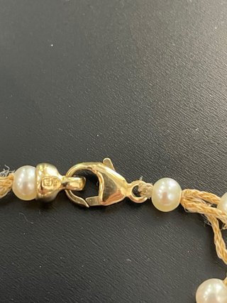 Pulsera Perlas Barrocas Oro 14k