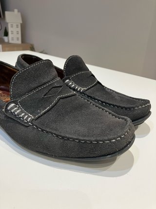 Mocasines caballero ante azul talla 42