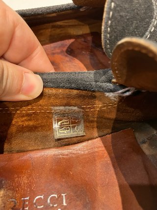 Mocasines caballero ante azul talla 42