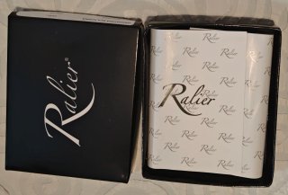 Billetera Rallier Cuero Genuino Negra