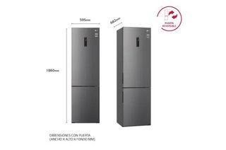 Frigorífico LG P-600 GBP61DSXGC inox grafito 374 L