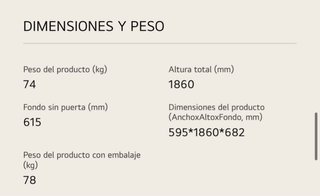 Frigorífico LG P-600 GBP61DSXGC inox grafito 374 L