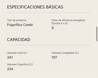 Frigorífico LG P-600 GBP61DSXGC inox grafito 374 L