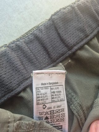 Pantaloni da escursionismo Forclaz donna verde