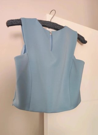 Conjunto falda y top azul de Poète