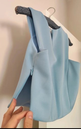 Conjunto falda y top azul de Poète