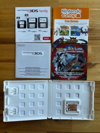 Pokémon Ultra Sol Nintendo 3DS + Caja y Manuales