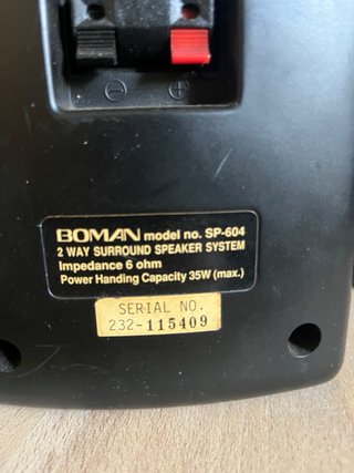 Altavoces Boman SP-604