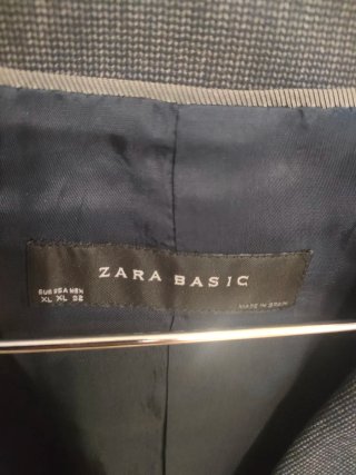 Blazer gris Zara Basic