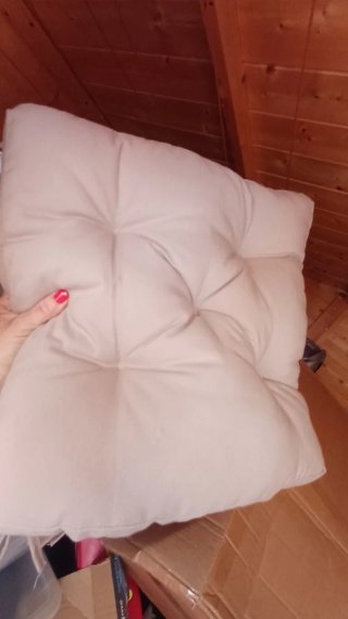 Conjunto Muebles Terraza Madera y Tela