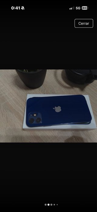 iPhone 12 64GB Azul Batería 76%