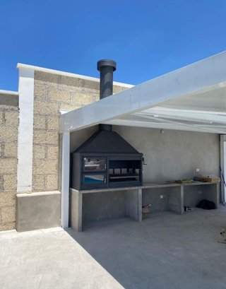 Barbacoa De Jardín Con Acero Inoxidable