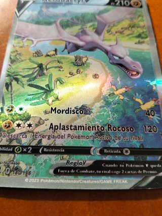Carta Pokémon Aerodactyl V - 210 PS