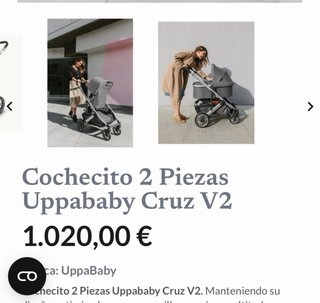 Cochecito UPPAbaby Cruz V2 + Accesorios