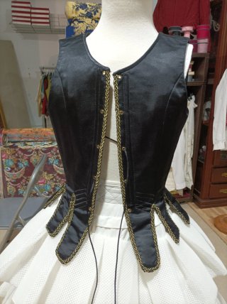 Justillo Fallera Negro