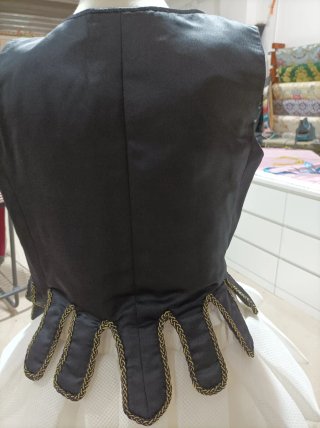 Justillo Fallera Negro