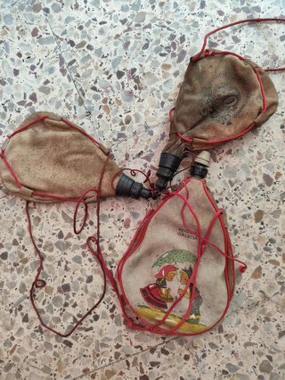 Botas de vino de cuero