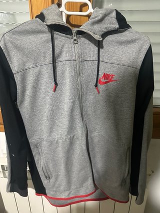 Sudadera Nike Talla M Gris y Negra