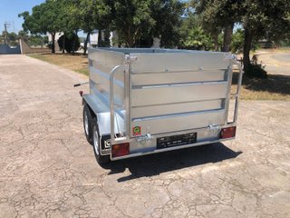 Remolque Doble Eje Basculante Caja Abierta