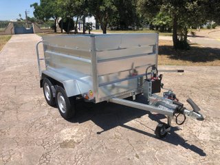 Remolque Doble Eje Basculante Caja Abierta