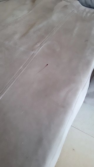 Sofá chaise longue gris tela
