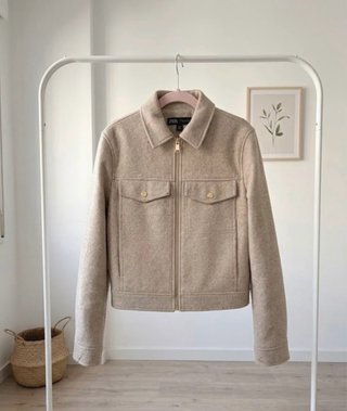 Chaqueta Zara Beige/Marrón Talla M