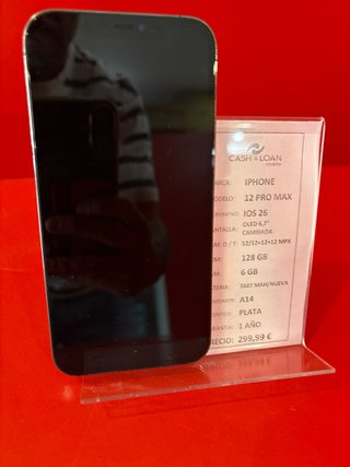 iPhone 12 Pro Max 128GB Plata