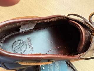 Mocasines náuticos Aigle piel marrón