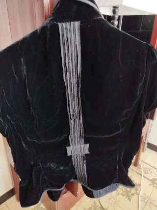 BCBGMAXAZRIA Chaqueta Terciopelo Manga Corta Talla