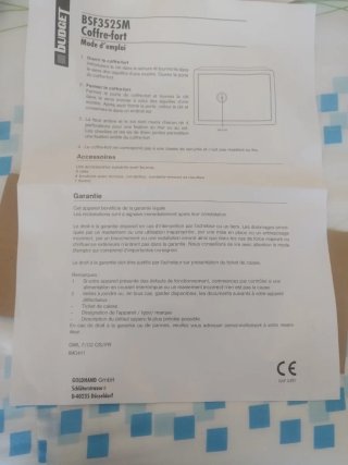 Caja de caudales Budget  BSF 3525M