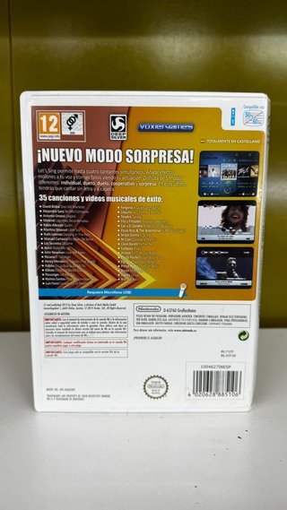 Videojuego Wii Lets Sing 7