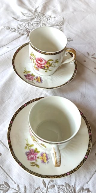 2 tazze Limoges 1910 tutte le foto