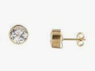 Pendientes Plata y Oro 24k