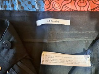 Pantalón Uterqüe anchos con detalles flecos