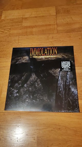 IMMOLATION - Unholy Cult LP, Vinilo Marble, Ed. Lt
