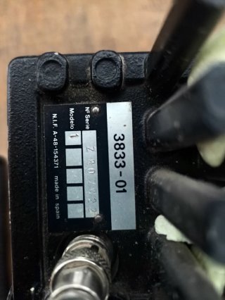 Teléfono Coche Antiguo Indelec Negro