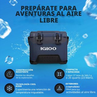 Nevera Igloo BMX 25L Azul