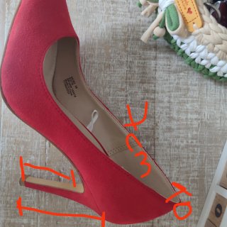 Tacones rojos talla 37