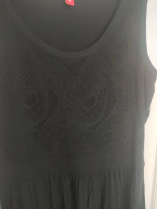 Vestido Negro Esprit Talla M