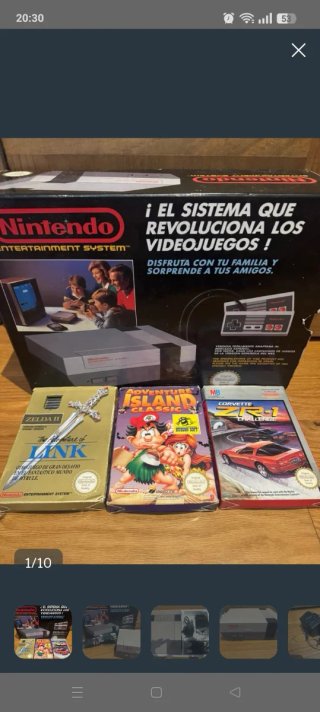 Lote Nintendo NES con juegos
