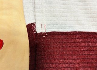 Camiseta manga larga roja y blanca