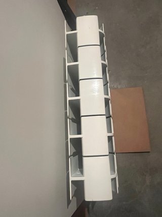 Radiador pequeño 5 módulos de aluminio.