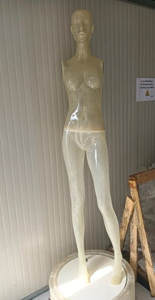 Manichino donna con piedistallo