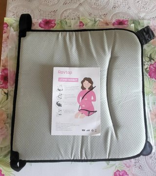 Adaptador Cinturón Embarazo Coche Negro Gris