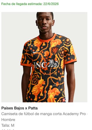 Camiseta Países Bajos x Patta Academy Pro Nike